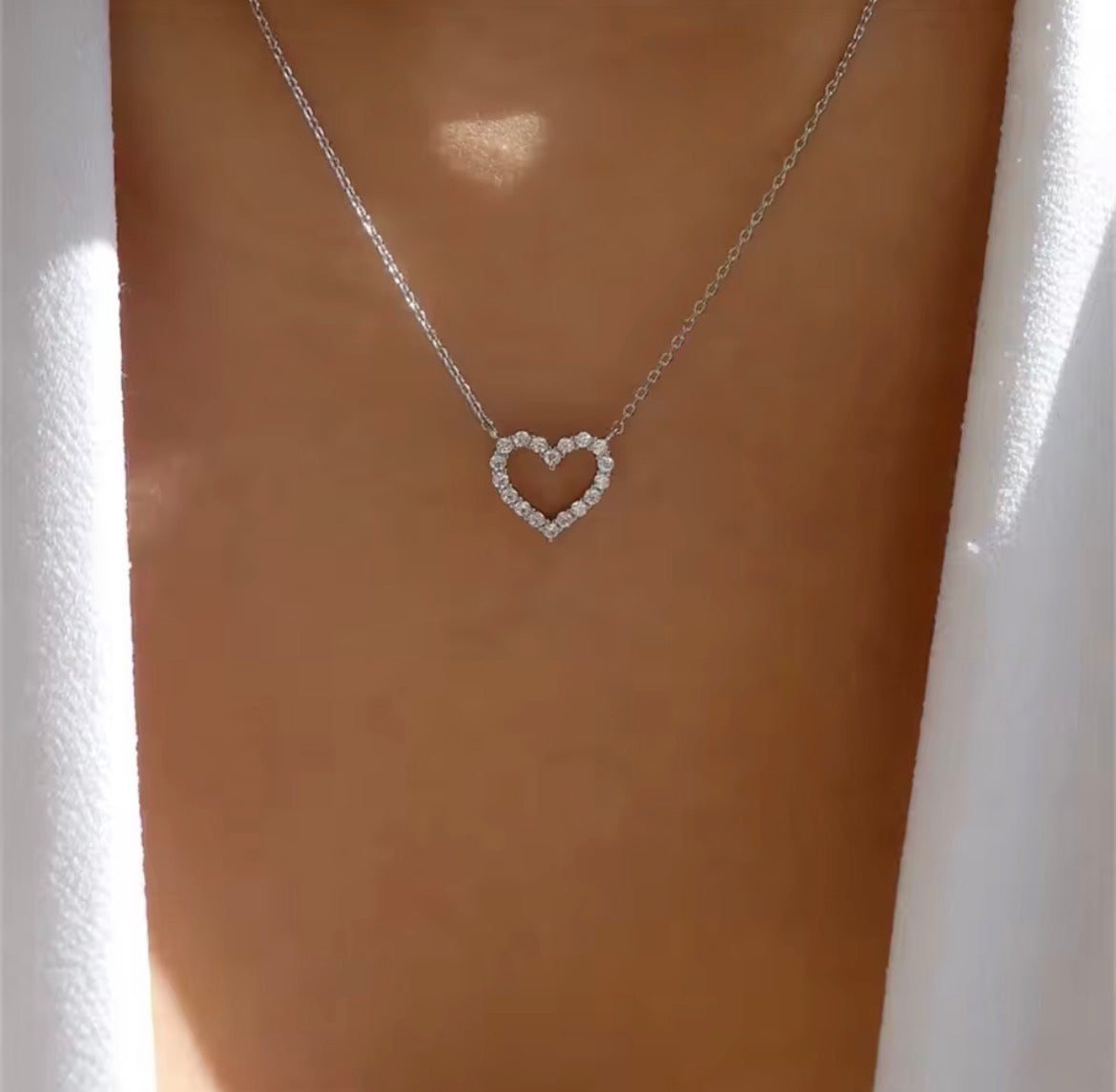 Crystal Love Pendant Necklace