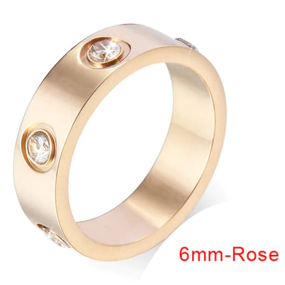 Stunning Stainless Steel Bangle & Ring Set with Crystals - The Ideal Gift for Her!