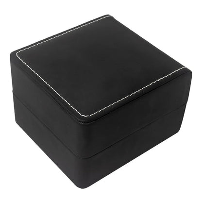 Elegant PU Leather Watch Gift Box with Pillow - Perfect Organizer for Men & Women’s Timepieces