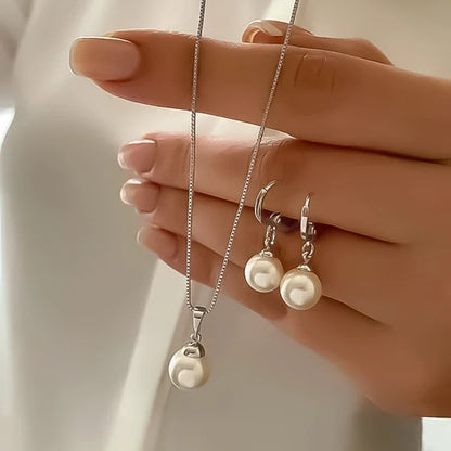 Elevate Your Style with Our Vintage Gold Imitation Pearl Jewelry Set - Perfect for Weddings and Parties!