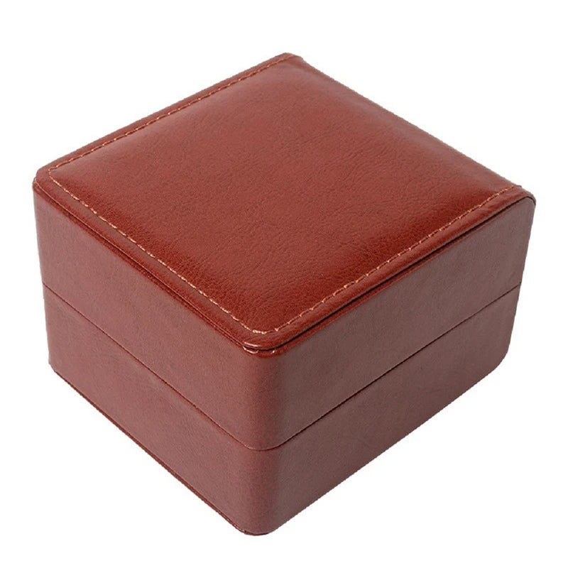 Elegant PU Leather Watch Gift Box with Pillow - Perfect Organizer for Men & Women’s Timepieces