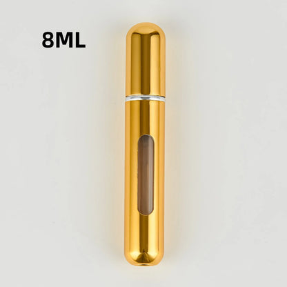 Travel-Friendly Refillable Perfume Spray Bottle - 5ml/8ml Mini Atomizer for On-the-Go Fragrance