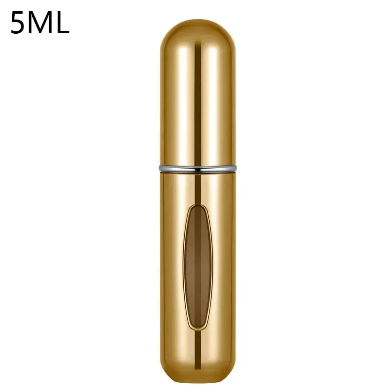 Travel-Friendly Refillable Perfume Spray Bottle - 5ml/8ml Mini Atomizer for On-the-Go Fragrance