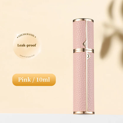 Travel-Friendly 5ml PU Leather Mini Perfume Atomizer - Refillable & Customizable with Tight Sealing Design
