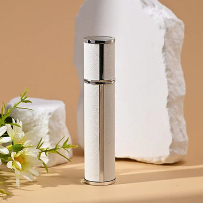 Luxury 10ml Leather Perfume Spray Bottle - Portable Mini Refillable Atomizer for Travel