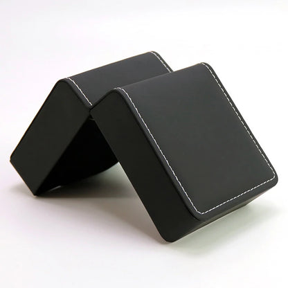 Elegant Brown PU Leather Watch Gift Box with Pillow - Stylish Organizer for Men & Women Timepieces