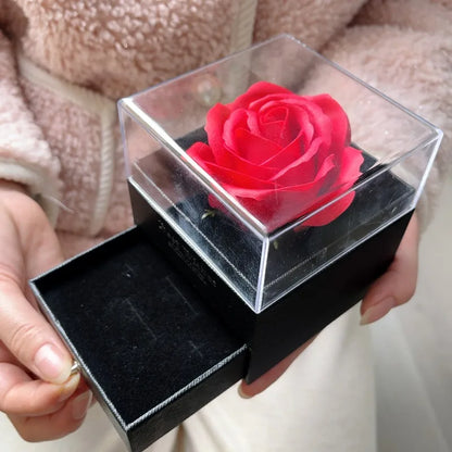 Elegant Heart Necklace Gift Set - Perfect for Wife or Girlfriend on Valentine's Day - Romantic Jewelry in a Beautiful Rose Gift Box