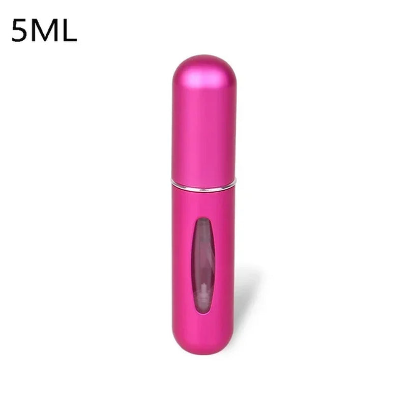 Travel-Friendly Refillable Perfume Spray Bottle - 5ml/8ml Mini Atomizer for On-the-Go Fragrance