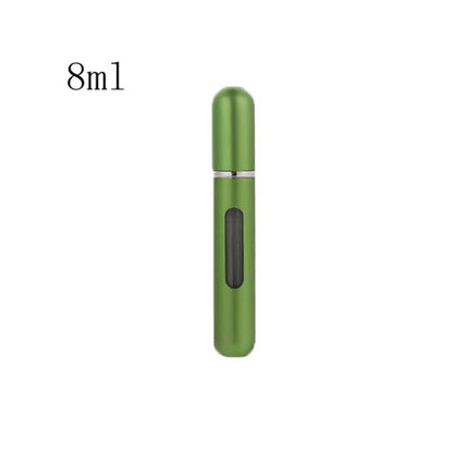 Travel-Ready Mini Refillable Aluminum Perfume Spray Bottle - 5/8Ml Cosmetic Container