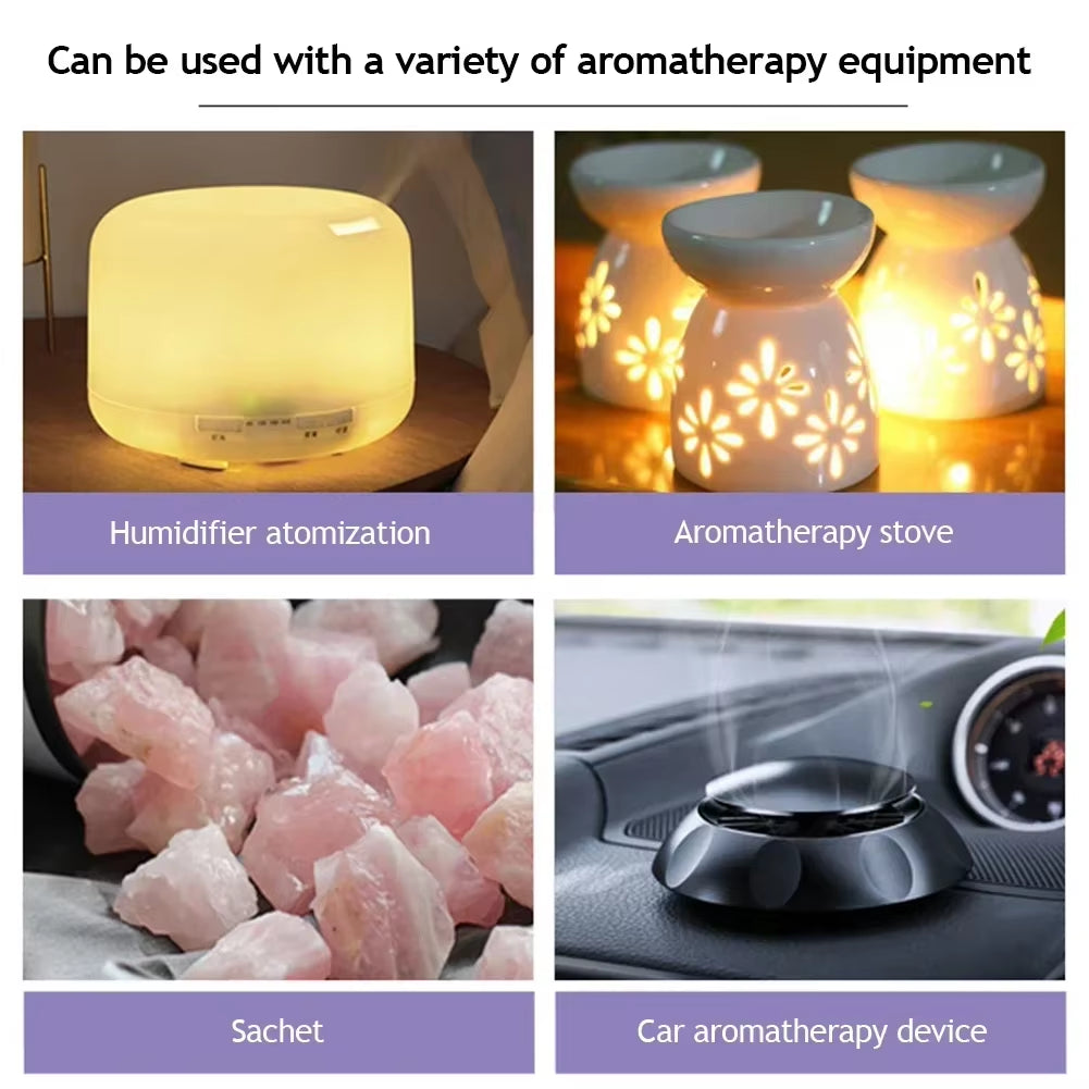 Transform Your Space with 10ML Natural Plant Aromatherapy Air Freshener - Refreshing Fragrance for Home and Car
