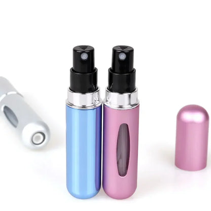 Travel-Friendly Refillable Perfume Spray Bottle - 5ml/8ml Mini Atomizer for On-the-Go Fragrance