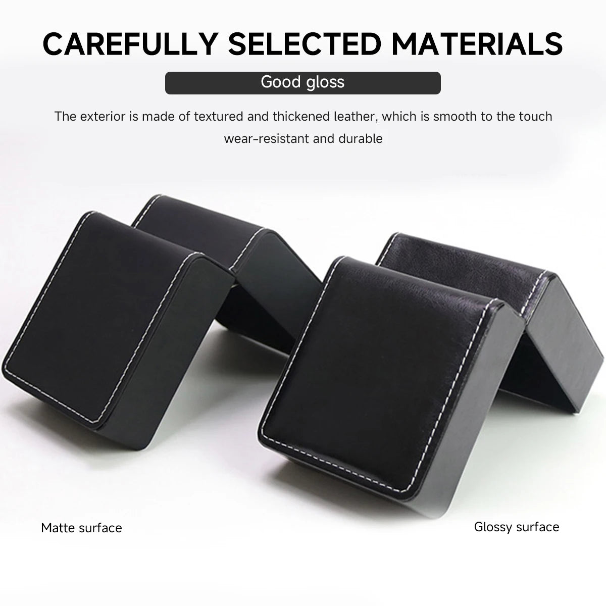 Elevate Your Watch Collection with Our Luxurious Single Groove PU Leather Watch Gift Box - Perfect for Any Occasion!
