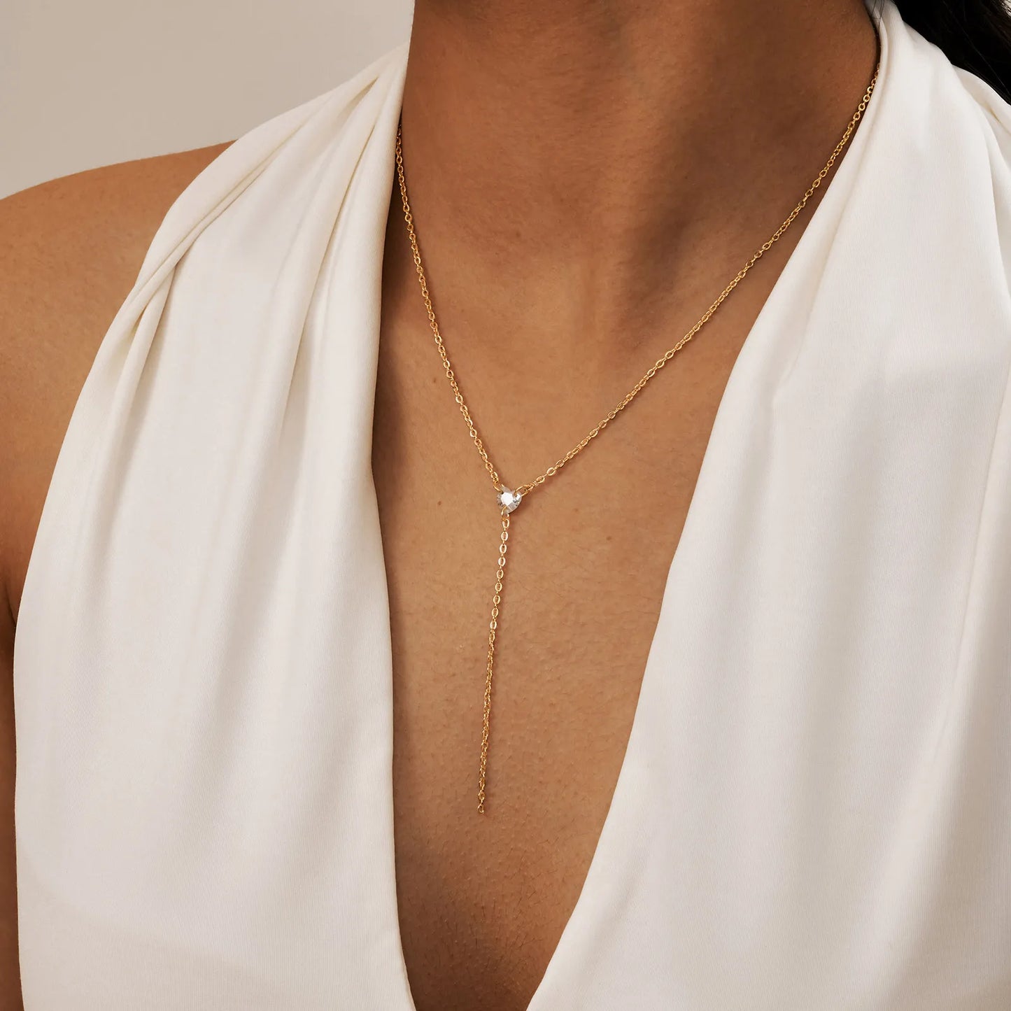 Elegant Heart Butterfly Charm Necklace - Perfect Y Necklace Gift for Her!