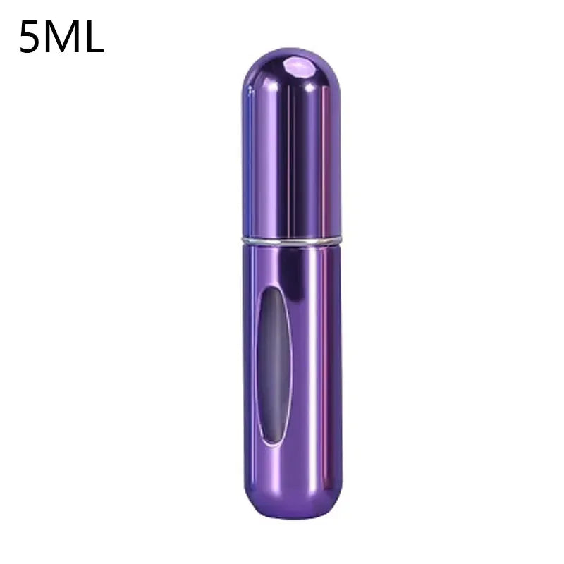 Travel-Friendly Refillable Perfume Spray Bottle - 5ml/8ml Mini Atomizer for On-the-Go Fragrance