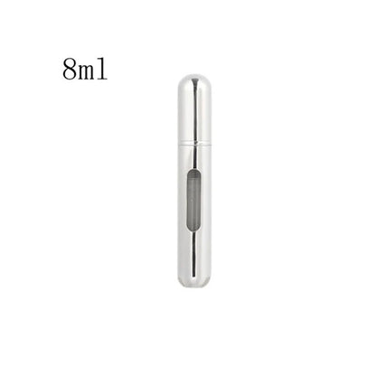 Travel-Ready Mini Refillable Aluminum Perfume Spray Bottle - 5/8Ml Cosmetic Container