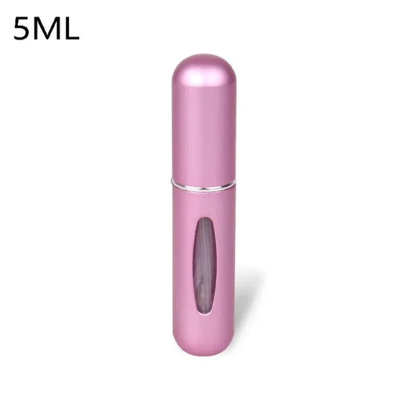 Travel-Friendly Refillable Perfume Spray Bottle - 5ml/8ml Mini Atomizer for On-the-Go Fragrance