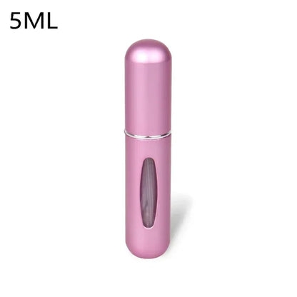 Travel-Friendly Refillable Perfume Spray Bottle - 5ml/8ml Mini Atomizer for On-the-Go Fragrance