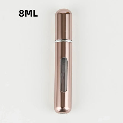 Travel-Friendly Refillable Perfume Spray Bottle - 5ml/8ml Mini Atomizer for On-the-Go Fragrance