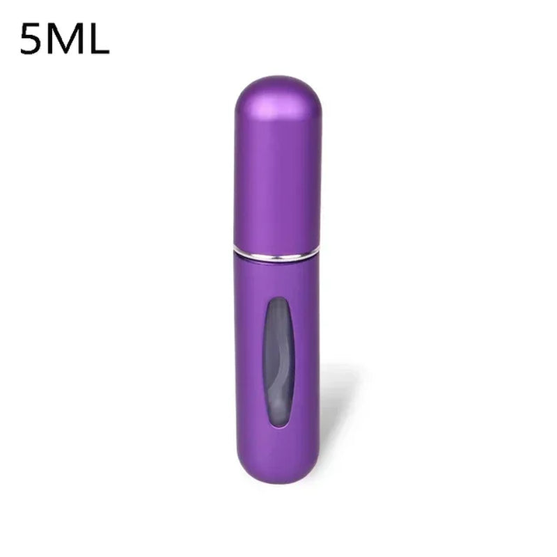 Travel-Friendly Refillable Perfume Spray Bottle - 5ml/8ml Mini Atomizer for On-the-Go Fragrance