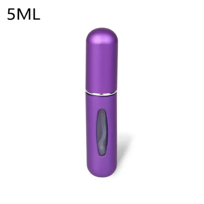 Travel-Friendly Refillable Perfume Spray Bottle - 5ml/8ml Mini Atomizer for On-the-Go Fragrance