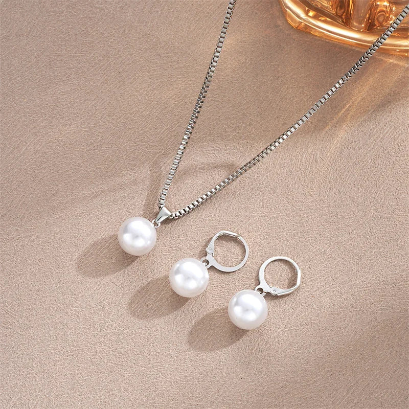 Elevate Your Style with Our Vintage Gold Imitation Pearl Jewelry Set - Perfect for Weddings and Parties!