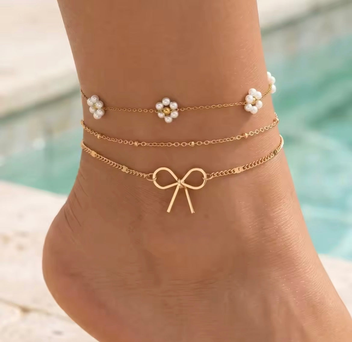 Infinity Heart Anklet