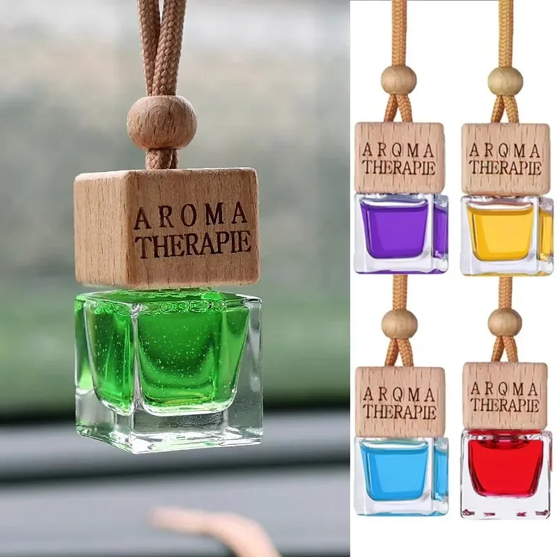 Elevate Your Driving Experience with Our Stylish Car Aroma Essential Oil Diffuser - Odour Eliminating Hanging Bottle
