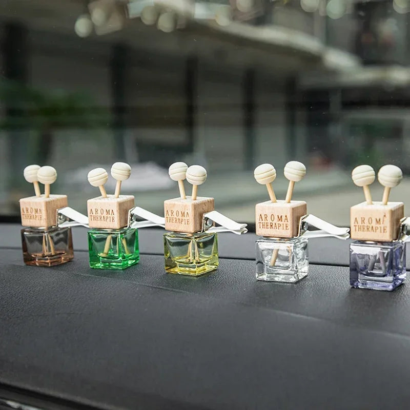 Elevate Your Driving Experience with Our Stylish Car Aroma Essential Oil Diffuser - Odour Eliminating Hanging Bottle