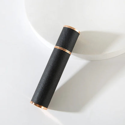 Luxury 10ml Leather Perfume Spray Bottle - Portable Mini Refillable Atomizer for Travel