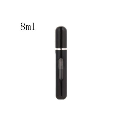 Travel-Ready Mini Refillable Aluminum Perfume Spray Bottle - 5/8Ml Cosmetic Container
