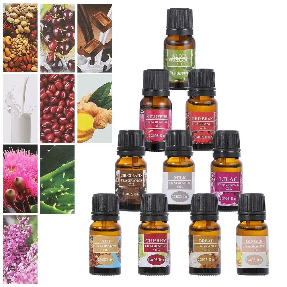 Transform Your Space with 10ML Natural Plant Aromatherapy Air Freshener - Refreshing Fragrance for Home and Car