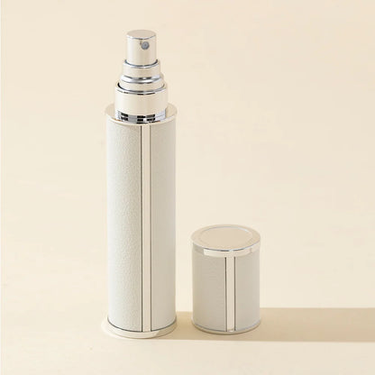 Portable Travel Perfume Bottle Set - 10ml Refillable Faux Leather Atomizer, Leak-Proof Design