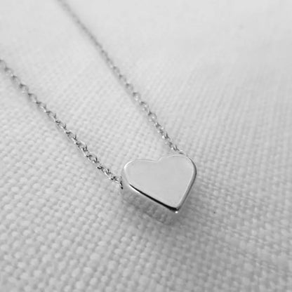 Elegant Rose Gold Heart Pendant Necklace for Women - Trendy Stainless Steel Jewelry 2022
