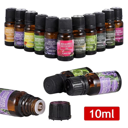 Transform Your Space with 10ML Natural Plant Aromatherapy Air Freshener - Refreshing Fragrance for Home and Car