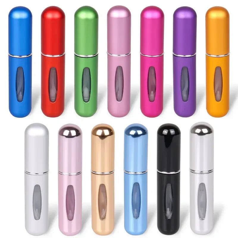 Travel-Friendly Refillable Perfume Spray Bottle - 5ml/8ml Mini Atomizer for On-the-Go Fragrance