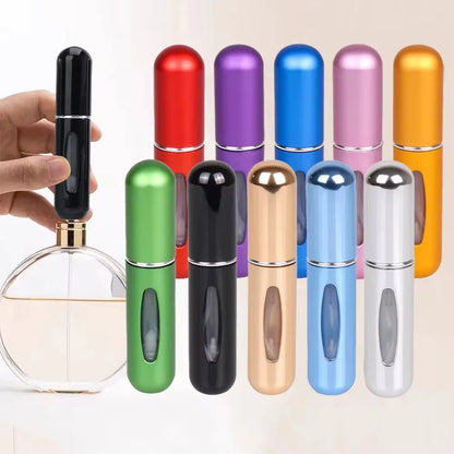 5Ml Perfume Atomizer Portable Liquid Cosmetics Containers Traveling Mini Alcochol Perfume Refillable Bottles Empty Spray Bottle