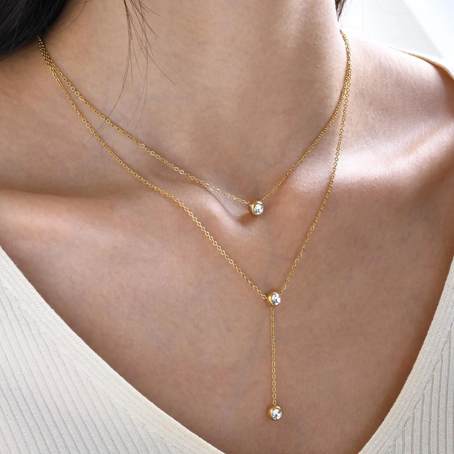 Elegant Heart Butterfly Charm Necklace - Perfect Y Necklace Gift for Her!
